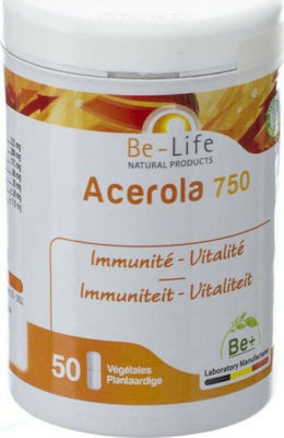 Be-Life Acerola 750 Supliment pentru Întărirea Sistemului Imunitar 50 capace