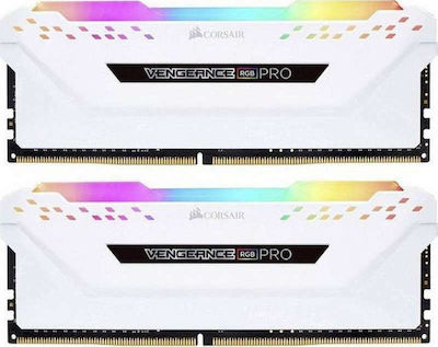 Corsair Vengeance RGB Pro 16GB DDR4 RAM με 2 Modules (2x8GB) και Ταχύτητα 3200 για Desktop