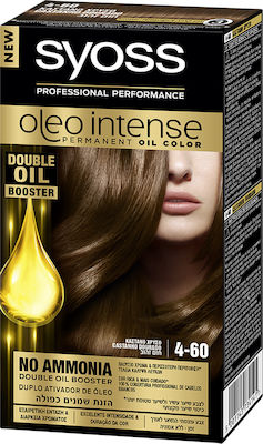 Syoss Oleo Intense Комплект Боя за Коса Без амоняк 4-60 Chestnut Gold 50мл