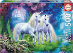 Unicorns In The Forest Puzzle 2D 500 Pieces