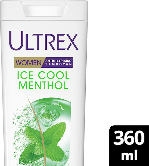 Ultrex Ice Cool Menthol Shampoos against Dandruff for Normal Hair 360ml