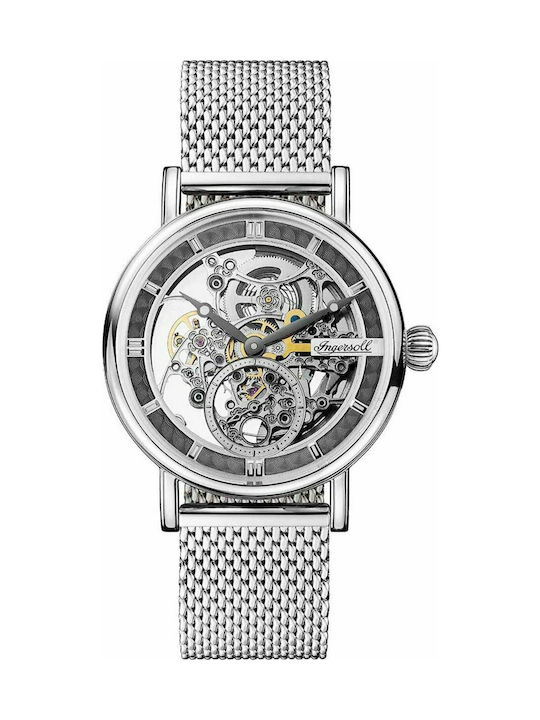 Ingersoll The Herald Automatic Uhr Automatisch mit Silber Metallarmband