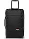 Eastpak Tranverz S Cabin Fabric Suitcase Black with 2 Wheels Height 51cm