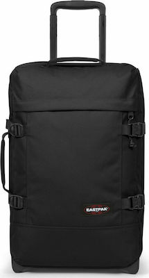 Eastpak Tranverz S Cabin Travel Suitcase Fabric Black with 2 Wheels Height 51cm.
