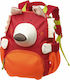 Sigikid Little Fox School Bag Backpack Kindergarten Red with Water Bottle Holder 5.2Liters