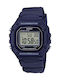 Casio Digital Watch Chronograph Battery with Blue Rubber Strap