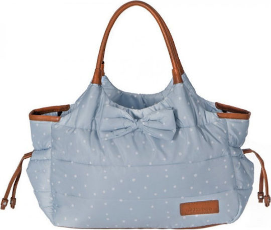 Kikka Boo Shoulder/Hand Diaper Bag Dotty Blue 43x13x42cm.