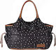 Kikka Boo Shoulder/Hand Diaper Bag Dotty Black ...