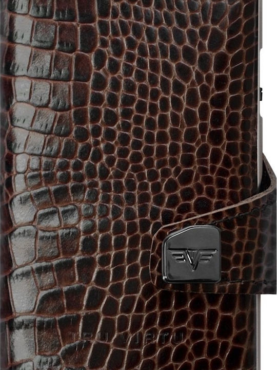 Tru Virtu Click & Slide Leather Men's Wallet Ca...