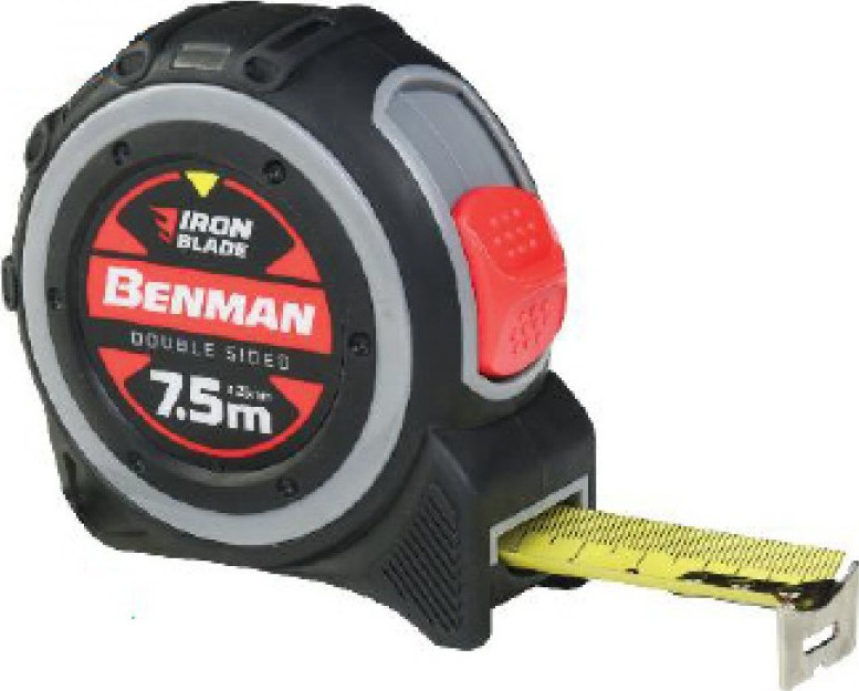 Benman Iron Blade x Banda de măsurat cu resetare automată 25mm x