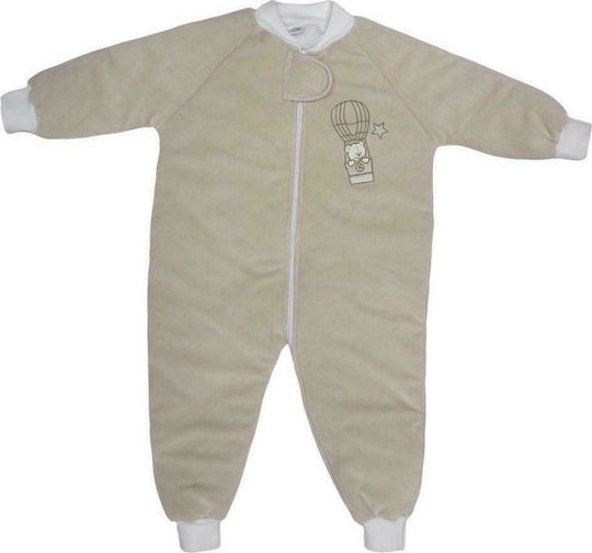 Baby Star Iarna Sac de dormit cu picioare 2.5 tog Bej
