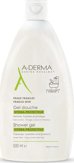 A-Derma Hydra-Protective Bubble Bath Gel with Glycerin Moisturizing 500ml