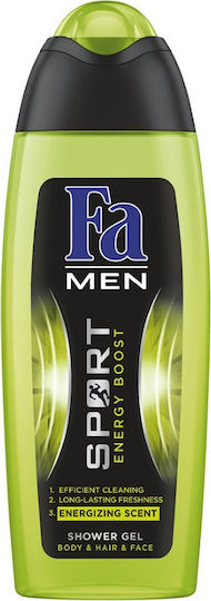 Fa Sport Energy Boost Αφρόλουτρο σε Gel για Άνδρες Τονωτικό 250ml