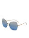 Dolce & Gabbana Sonnenbrillen mit Gold Rahmen und Blau Linse DG2204 02/7C