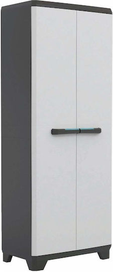 Двукрилен Linear High Пластмасов 68x39x173 см С Рафтове