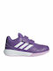 Altarun Kids Sports Shoes Running with Hoop & Loop Closure Ray Purple Cloud White Clear Lilac