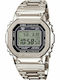 Casio G-Shock Full Metal Ψηφιακό Ανδρικό Ρολόι 43.2mm Solar με Ασημί Μεταλλικό Μπρασελέ
