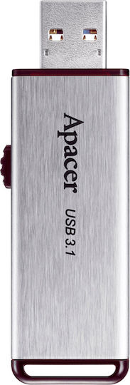 Apacer AH35A 64GB USB 3.1 Stick Silver