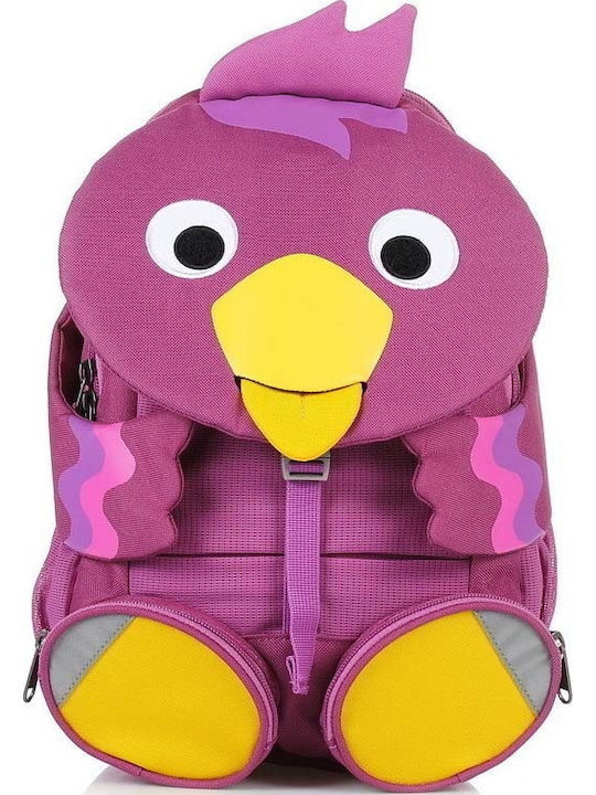 Affenzahn Bibi Πουλάκι School Bag Backpack Kindergarten in Purple color 8lt