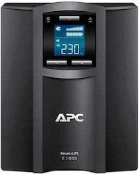 APC Smart-UPS C 1000VA LCD with SmartConnect Line-Interactive 600W με 8 IEC Πρίζες