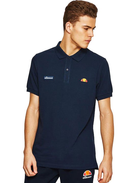 Ellesse Heritage Core Montura Herren Kurzarmshirt Polo Marineblau