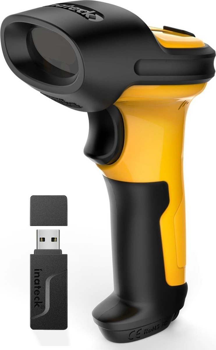 Inateck P6 2.4GHz Scanner Χειρός Ασύρματο με Δυνατότητα Ανάγνωσης 1D