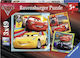 Puzzle pentru Copii Cars Legends of the Track 147buc Ravensburger