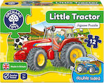 Kids Puzzle Little Tractor for 3++ Years 12pcs Orchard