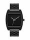 Nixon Time Tracker Men's Watch 37mm Battery with Black Metal Bracelet