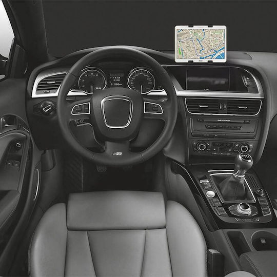 Autoline Suport Auto Pentru Telefon Mobil Și Tabletă 4" - 8" Cu Cârlige Reglabile Negru