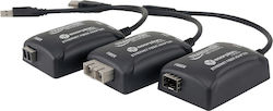 Transition USB 3.0 към Fiber LC Проводников Ethernet
