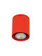 VK Lighting Μονό Σποτ με Ντουί GU10 σε Πορτοκαλί Χρώμα