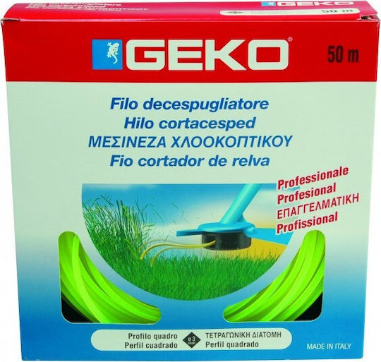 Geko Fir pentru trimmer rotund 4.0mm*10m Linie pentru tăierea ierbii Rotundă De lungime 10m și de grosime 4mm