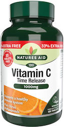 Natures Aid Vitamin C Time Release 1000mg 120 Τ...