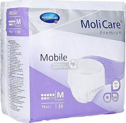 Hartmann MoliCare Premium Mobile Incontinence Underwear Medium 14 Units Hartmann MoliCare Premium Mobile Incontinence Underwear Medium 14 Units