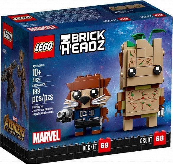 Lego Brick Headz: Groot & Rocket 41626 | Skroutz.gr