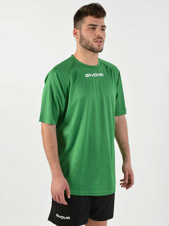 Givova One Sportliches T-Shirt Grün