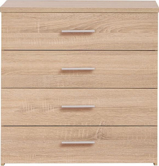 Comoda pentru Dormitor Elba 4F cu 4 sertare Sonoma 80x40x81buc
