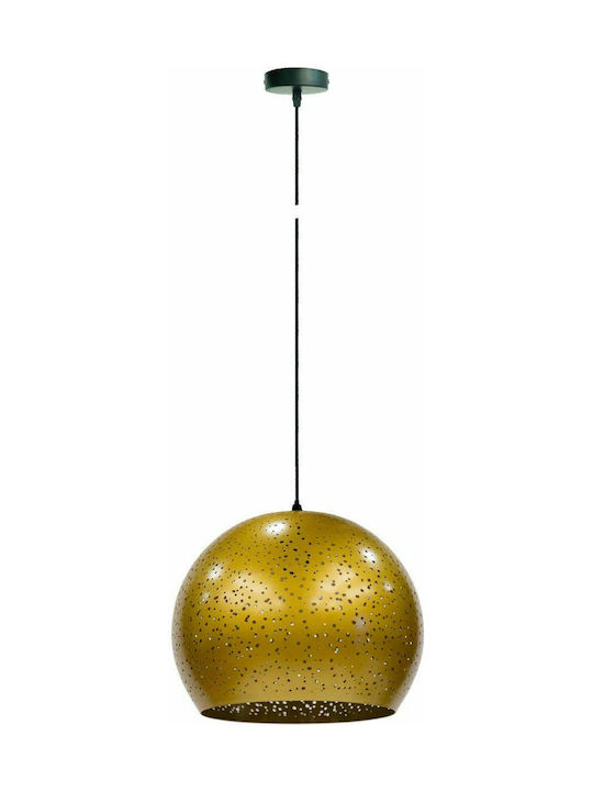 VK Lighting Hängende Deckenleuchte Einfaches Licht Glocke für Fassung E27 Gold
