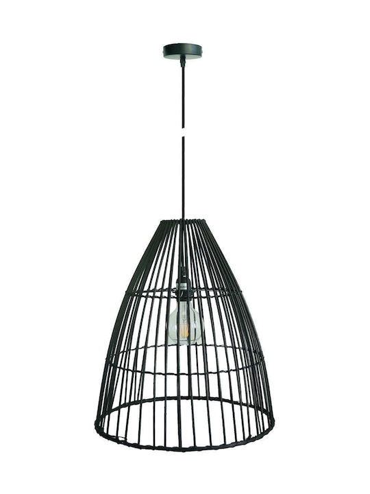 VK Lighting Pendant Light Single-Light for Socket E27 Black