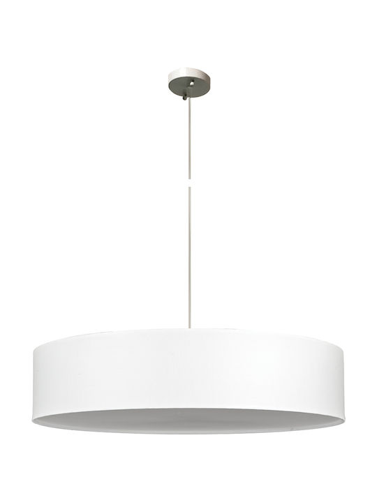 VK Lighting Pendant Light Three-Light for Socket E27 White