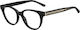 Jimmy Choo Damen Acetat Brillengestell Schwarz JC 194 807