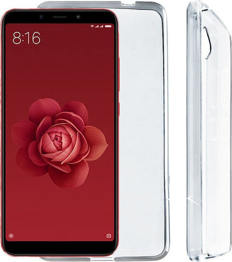 Volte-Tel Slimcolor Air Umschlag Rückseite Silikon Transparent (Xiaomi Mi 6X/Mi A2)