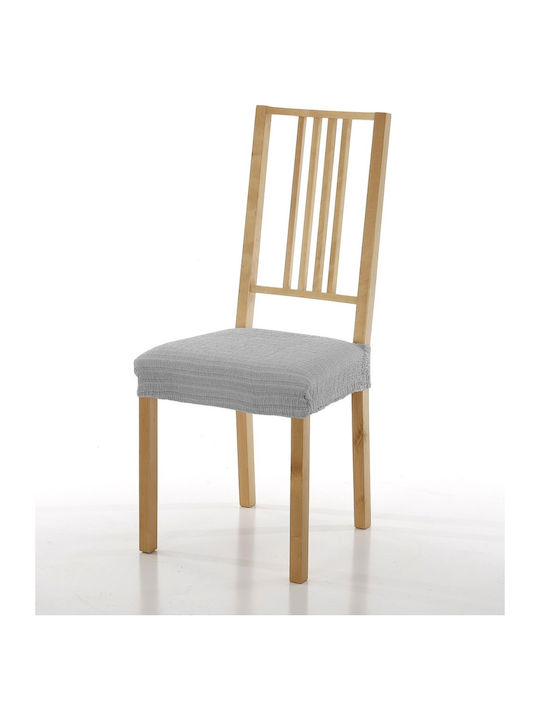 Mc Decor Ελαστικό Κάλυμμα Καρέκλας Akari Γκρι Ανοιχτό 2τμχ