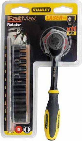 Stanley Set de chei tubulare și clichet 1\4" 11buc