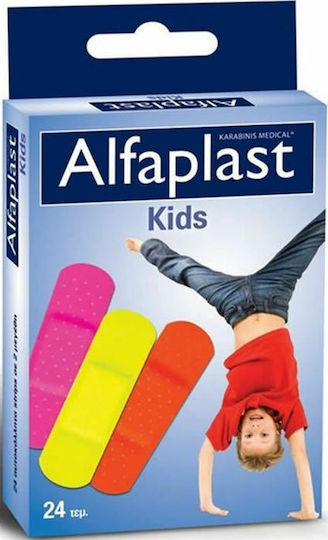 Karabinis Medical Alfaplast Παιδικά Αυτοκόλλητα Επιθέματα σε Δύο Μεγέθη 24τμχ