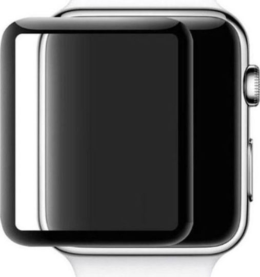 Mocolo 3D Curved Vollflächig gehärtetes Glas für das Apple Watch 42mm 1Stück