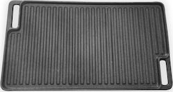 Thermogatz Baking Plate Double Sided with Cast Iron Flat & Grill Surface No 7 46x26cm