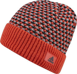 adidas Performance Beanie Ανδρικός Σκούφος Πλεκτός σε Κόκκινο χρώμα