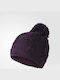 Pom Pom Beanie Γυναικείος Σκούφος Πλεκτός σε Μωβ χρώμα